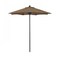 California Umbrella 7.5' Black Aluminum Market Patio Umbrella, Olefin Terrace Sequoia 194061334843 - alternate 1